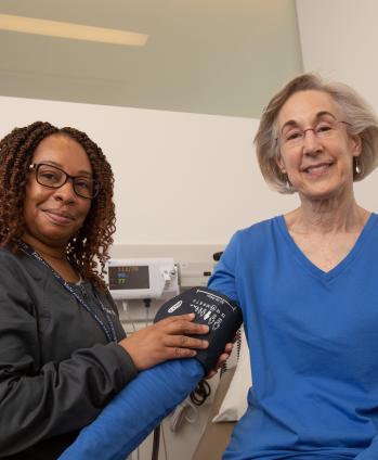 Doctor with female patient