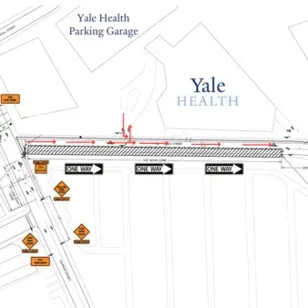 Yale Health Lock St Map